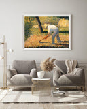 Georges Seurat - Bauer mit Hacke