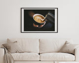 Frischer Milchkaffee