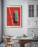 László Moholy Nagy - Abstrakte Szene in rot