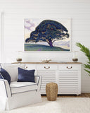 Landschafts-Gemalde Baum in Landschaft Impressionismus