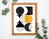 Kreise in verschiedenen Varianten - Orange