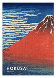 Katsushika Hokusai - Museum-Poster II Südwind, Klarer Himmel (Gaifū Kaisei)