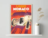 Pierre Fix-Masseau - Art Deco Werbeplakat - Grand Prix Monaco