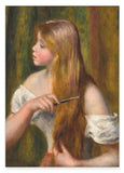 Pierre Auguste Renoir - Malerei des jungen Mädchens (La Toilette)