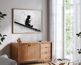 Banksy - Mädchen Seifenblasen rutscht Gelände runter Wand-Graffiti cool stylisch