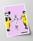 Banksy - Museum-Poster Gesellschaftskritik - Popkultur