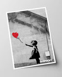 Banksy - Museum-Poster Mädchen Mit Luftballon In Herzform - Street-Art II