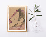 Egon Schiele - Museum-Poster II Zwei Liegende