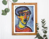 Alexej von Jawlensky - Kopf in Blau