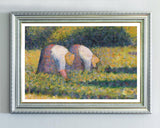 Georges Seurat - Bäuerinnen bei der Arbeit