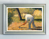 Georges Seurat - Bauer mit Hacke