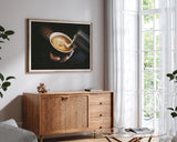 Frischer Milchkaffee