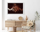 Kaffeebohne trifft auf Milch