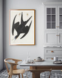 John James Audubon - Schwarzer Vogel im Sturzflug