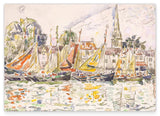 Paul Signac - Le Pouliguen: Fischerboote