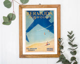 Pierre Fix-Masseau - Art Deco Werbeplakat - Bermuda