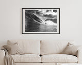 Wellen - Schwarz-Weiß