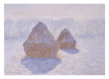 Claude Monet - Heuhaufen (Effekt von Schnee und Sonne) (1891)