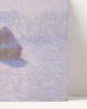 Claude Monet - Heuhaufen (Effekt von Schnee und Sonne) (1891)