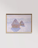 Claude Monet - Heuhaufen (Effekt von Schnee und Sonne) (1891)
