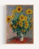 Claude Monet - Ein Strauß Sonnenblumen (1881)