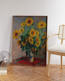 Claude Monet - Ein Strauß Sonnenblumen (1881)