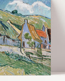 Vincent van Gogh - Strohgedeckte Landhäuser (1890)