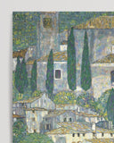 Gustav Klimt - Kirche in Cassone (Landschaft mit Zypressen) (1913)