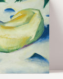 Franz Marc - Liegender Hund im Schnee (191011)