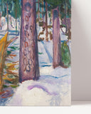 Edward Munch - Gelber Baumstamm (1912)