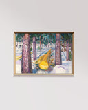 Edward Munch - Gelber Baumstamm (1912)