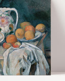 Paul Cézanne - Stillleben mit Gardine (1895)