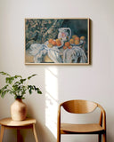 Paul Cézanne - Stillleben mit Gardine (1895)