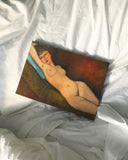 Amedeo Modigliani - Nu Couché au coussin bleu
