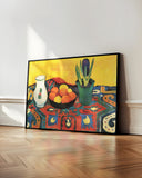 August Macke - Stillleben Still Life Hyacinths Carpet