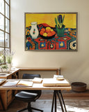 August Macke - Stillleben Still Life Hyacinths Carpet