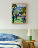 August Macke - Tegernsee Landschaft Anagoria