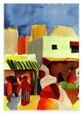 August Macke - Markt in Tunis