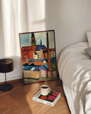 August Macke - Marienkirche mit Häusern und Schornstein