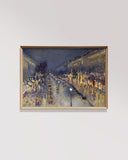 Camille Pissarro - The Boulevard Montmartre at Night