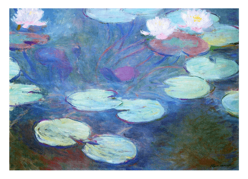 Claude Monet - Seerosen pink