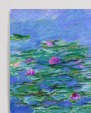 Claude Monet - Rote Seerosen auf blauem Teich