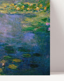 Claude Monet - Seerosen auf blau-violettem Teich
