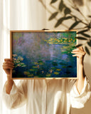 Claude Monet - Seerosen auf blau-violettem Teich