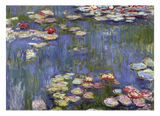 Claude Monet Seerosen Gemälde als Kunstdruck für Wohnzimmer, Schlafzimmer