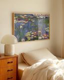 Claude Monet Seerosen Gemälde als Kunstdruck für Wohnzimmer, Schlafzimmer