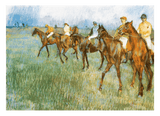 Edgar Degas - Jockeys im Regen