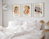 Set aus 3 Postern: "Nackte Körper"