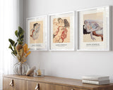 Set aus 3 Postern: "Nackte Körper"