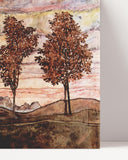 Egon Schiele - Vier Bäume